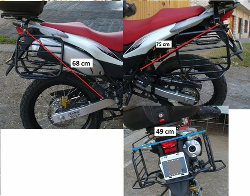 Soporte Lateral Alforjas C/base Honda Xre 300