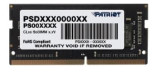 Memoria Sodimm Patriot Signature Line Ddr4 1x16gb 3200mhz