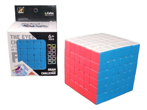 Cubo Rubik 6x6x6  Jie Hui Colores Solidos /sin Stickers