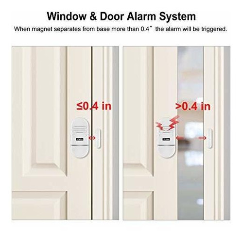 Door Alarm For Kids Safety Window Sensors Home Security