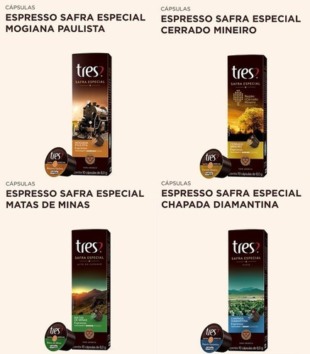 Cápsula Café Três Corações - Promoção - Kit C/ 100 Unidades