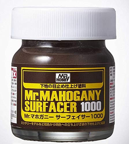 Mr Hobby Sf290 Mahogany Surfacer Primer Laca 1000 40ml 