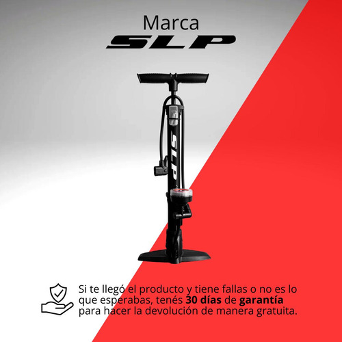 Inflador Manual Aluminio Manómetro Moto Bicicleta Pelota