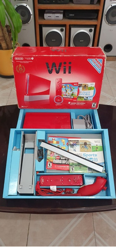 Nintendo Wii Super Mario Bros 25th Anniversary Edition Rojo