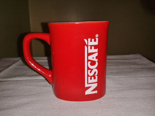 Taza Mug De Nescafe De Porcelana