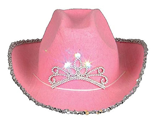 Gorros  Sombrero De Vaquero Con Tiara Intermitente