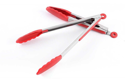 Imagen 3 de 10 de Pinza Gastronómica Multiuso Acero Inoxidable 40cm