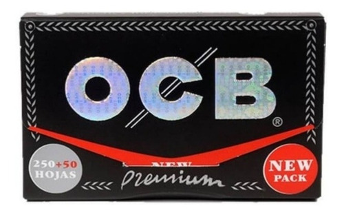 Imagen 1 de 2 de Caja De Rolling Paper Ocb Premium Flat #7 X 300 Papelitos