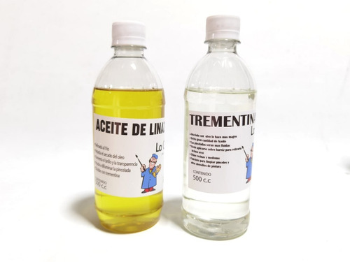 Aceite De Linaza Y Trementina De 500cc 