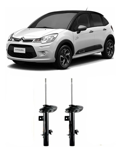 Kit X2 Amortiguadore Delanteros Citroen C3 2013 14 15 1.5 8v