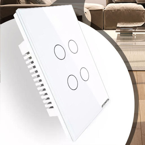 Interruptor Inteligente Wi-fi Novadigital 4 Botões Lite-s - Branco
