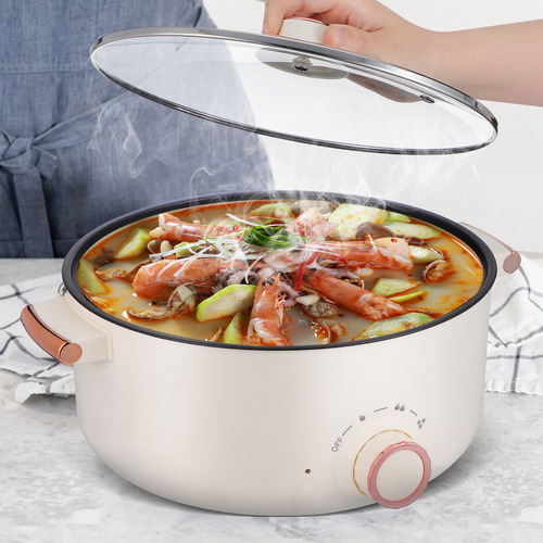 Olla Eléctrica Con Vaporizador, Olla Eléctrica Multifunciona