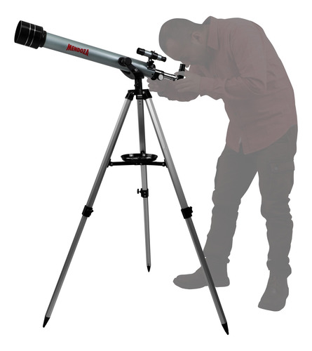 Imagen 6 de 6 de Telescopio Refractivo Largo 60/700mm 5x24 3 Oculares Mendoza