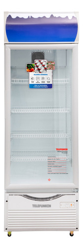 Heladera exhibidora vertical Telefunken Exhibidora Tfk-ex330 330 L 1 puerta blanca 63 cm de ancho