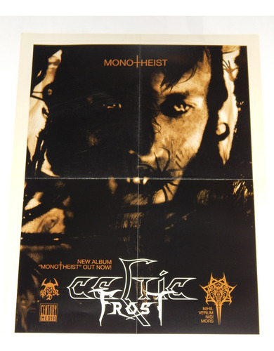 Celtic Frost Poster Original Importado Venom Hellhamme Dist1