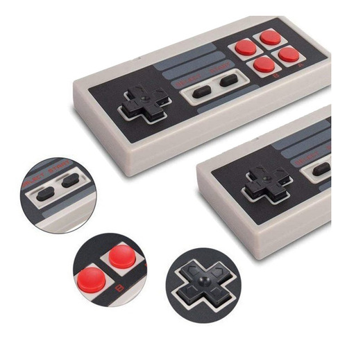 Imagen 6 de 9 de Consola Multijugador Inalámbrica Hdmi 620 Juegos Conexión Tv