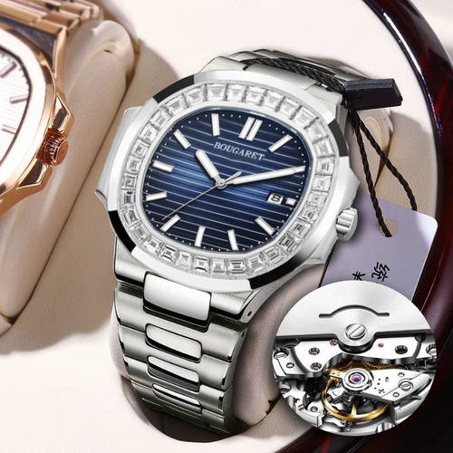 Reloj Hombre Buccellati Nautilus Negro Azul Nuevo