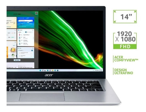 Notebook Acer A514-54-385s I3 4gb 256gb Ssd 14'' W11