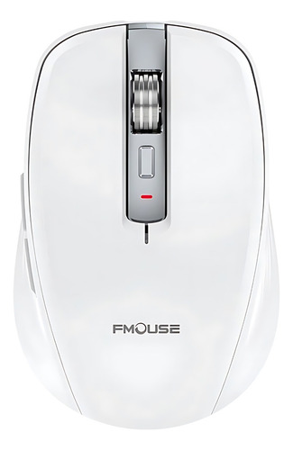 Mouse Bluetooth Recarregável Para Macbook Air Pro M1 M2 Cor Branco
