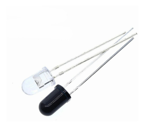 Kit 50 Pares Led Infravermelho Diodo Ir 5mm 940nm