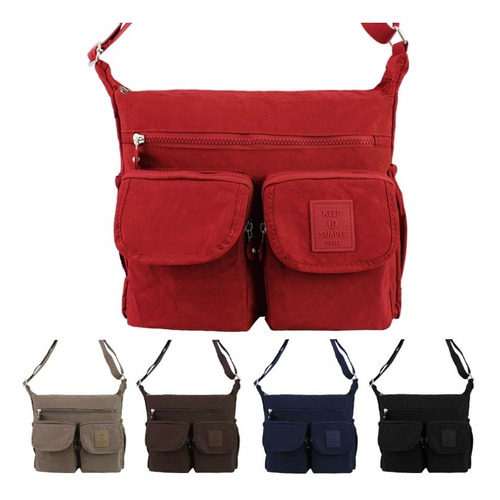 Bolsa Crossbody Multiples Compartimentos Moda Casual Jml-005