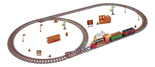 Locomotora De Vapor De Juguete Para Decoración De 220 Pcs