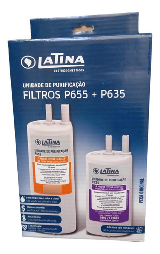 Imagem 1 de 6 de Filtro Refil Latina Pa755/ Xpa775 /pn555 /mineralizer/ Pa735