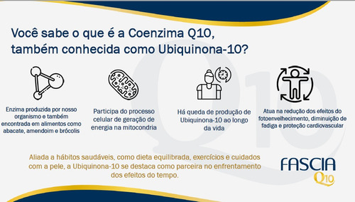Suplemento Alimentar Fascia Q10 200mg - 30 Caps. Without Flavor