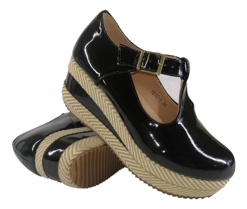 Imagen 4 de 4 de Zapato De Mujer Panchita 1212-1 Negro