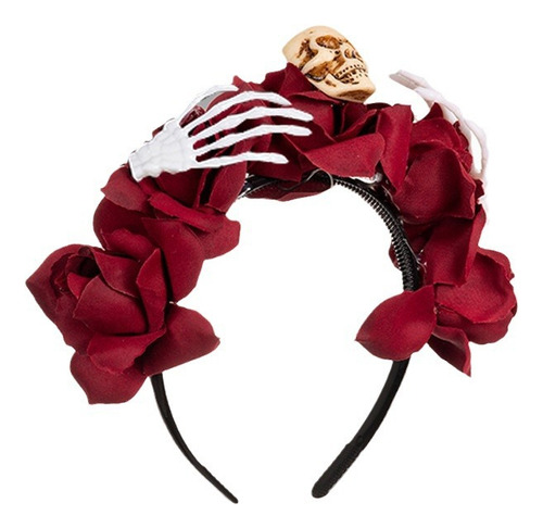 Diadema Gótica Con Forma De Calavera De Halloween Con Forma