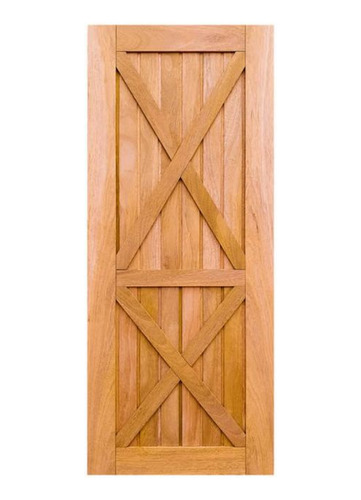 Porta De Madeira Chácara 82x210 Maciça Cedro Arana