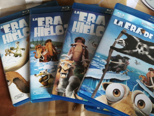 Películas La Era De Hielo Parte 1, 2, 3 Y 4 Blu-ray