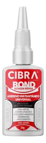 Super Adesivo Instantâneo Universal Cola 20g Cibra Bond