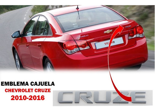 Emblema Cajuela Chevrolet Cruze 2010-2016