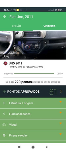 Uno Way 2012 - Completo - 110 Mil Km