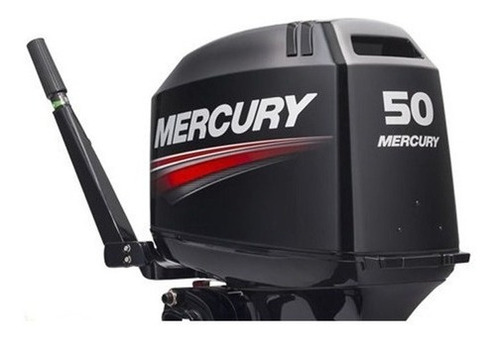 Imagem 4 de 8 de Motor De Popa Mercury 50 Hp M 2t + Frete E/t Poddium Náutica