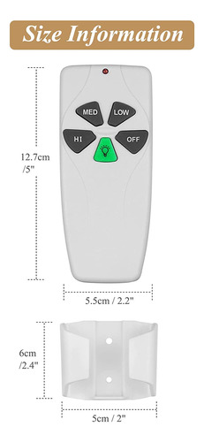 Ceiling Fan Remote Control Replacement, Universal Remote For