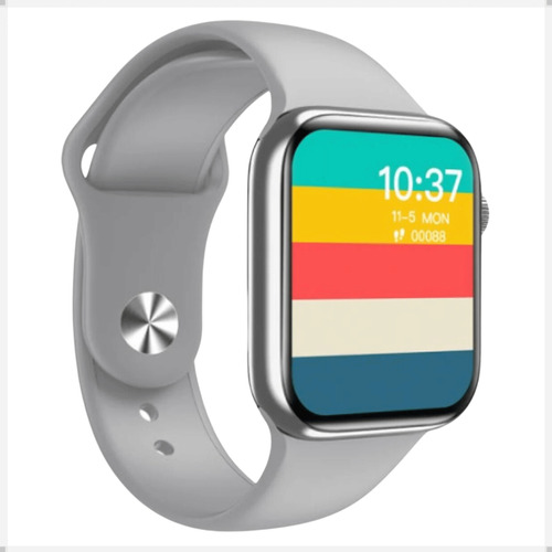 Hw16 Smartwatch Bluetooth Com Watch Call + Bumper E Pelicula Cor da caixa Branco Desenho da pulseira Sport Silicone