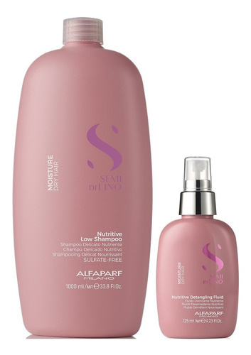 Shampoo  1000ml+ Spray Desenredante Alfaparf Moisture