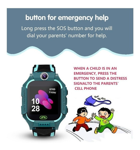 Smart Chat Remote Watch Smart Q19 Games Vídeo Para Crianças