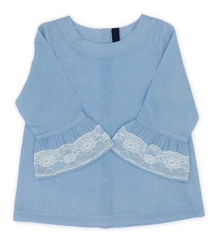 Imagen 5 de 8 de Blusa Manga Larga C/ Puntilla - Se Lista Witty Girls Nena
