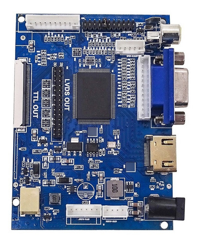 Placa Controladora Lcd/ttl - 30res. Hdmi/vga + Teclado/flat