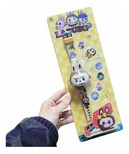 Reloj Proyector Infantil Con 24 Imagenes Varios Personajes Labubu Labubu