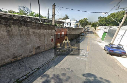 Imagem 1 de 3 de Trata-se De Um Excelente Terreno Com Galpão 1.587 M² No Jardim California - Barueri - Confira! - Ga0564