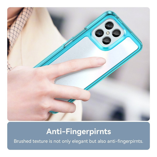 Jidihu Capa Para Honor X8 Transparente Anti-queda