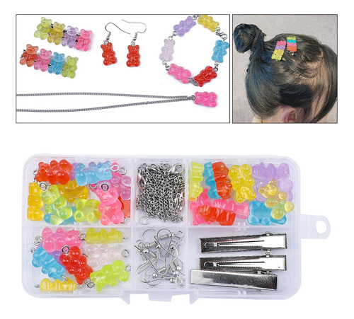 Amuletos De Ursinho De Goma Pingentes Em Forma De Urso Para