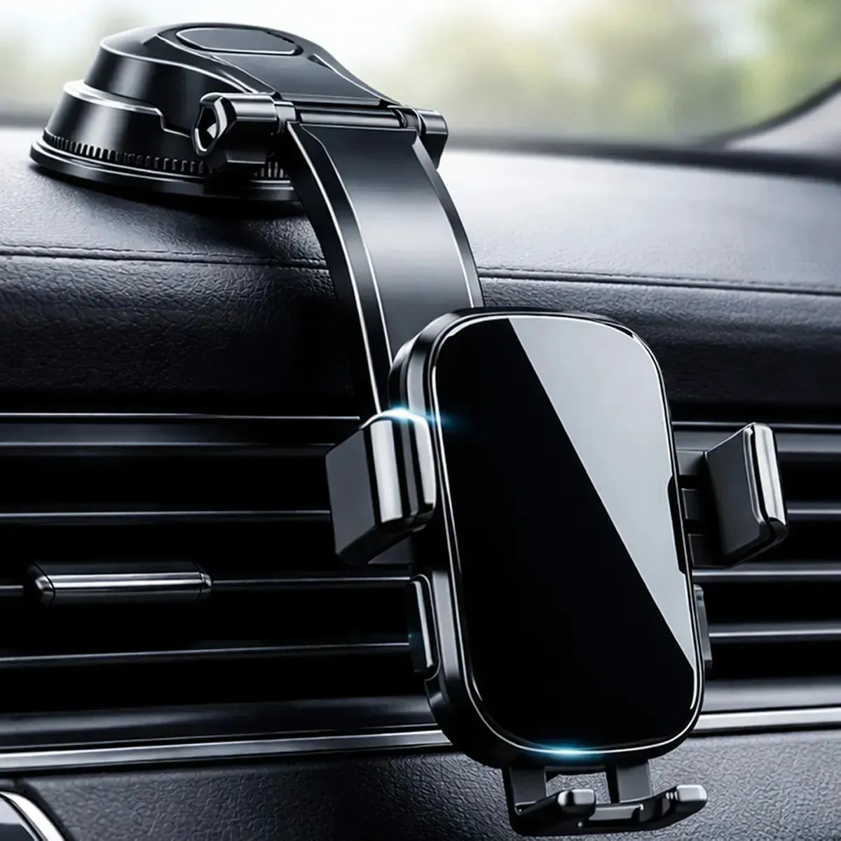 Suporte Para Celular Veicular Com Ventosa Universal 4 A 7 Polegadas - Suporte Celular Carro Com Ajuste De Ângulo E Fixação Firme Em Vidro E Painel