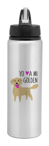 Botella Drinker 800ml - Golden Retriever Yo Amo A Mi