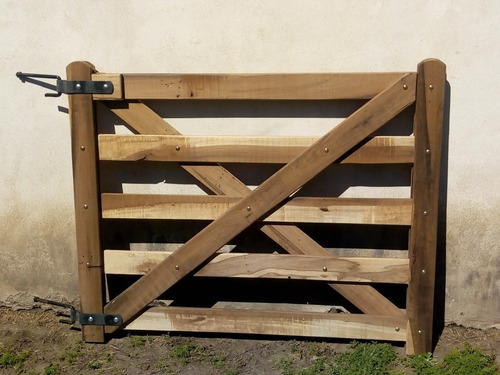 Tranqueras Rural De Madera Dura (guayubira) De 3 Mts X 1.20