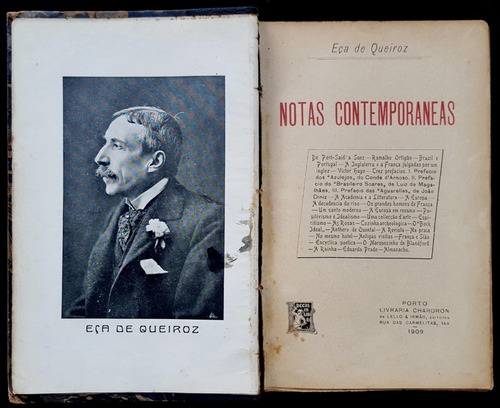 Notas Contemporaneas Eça De Queiroz 1ra. Ed. 1909. 50n 414